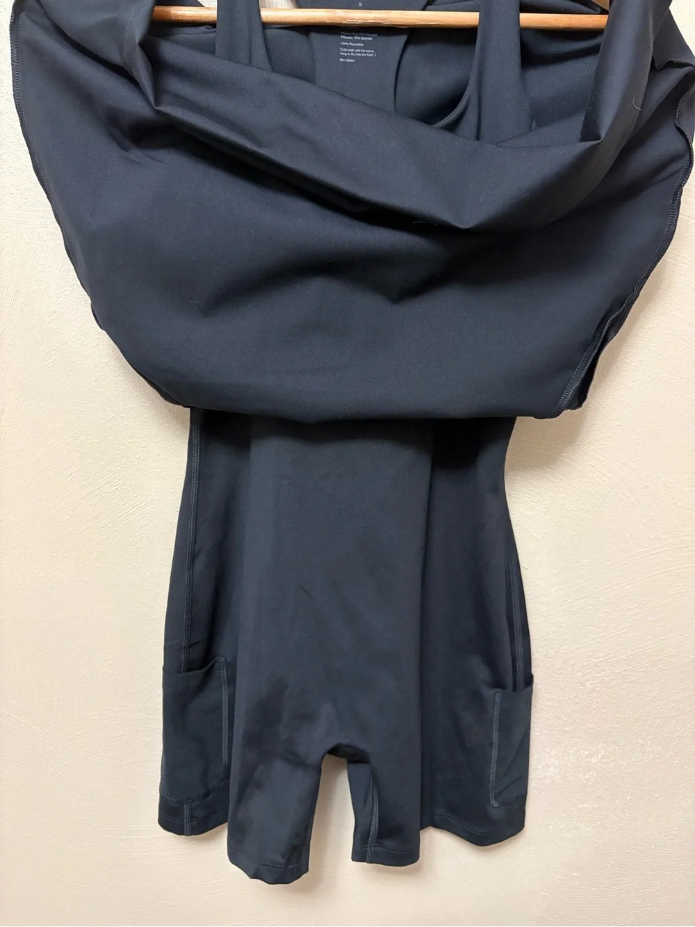 Girlfriend Collective Paloma Racerback Dress Black Size Small - Picture 6 of 8